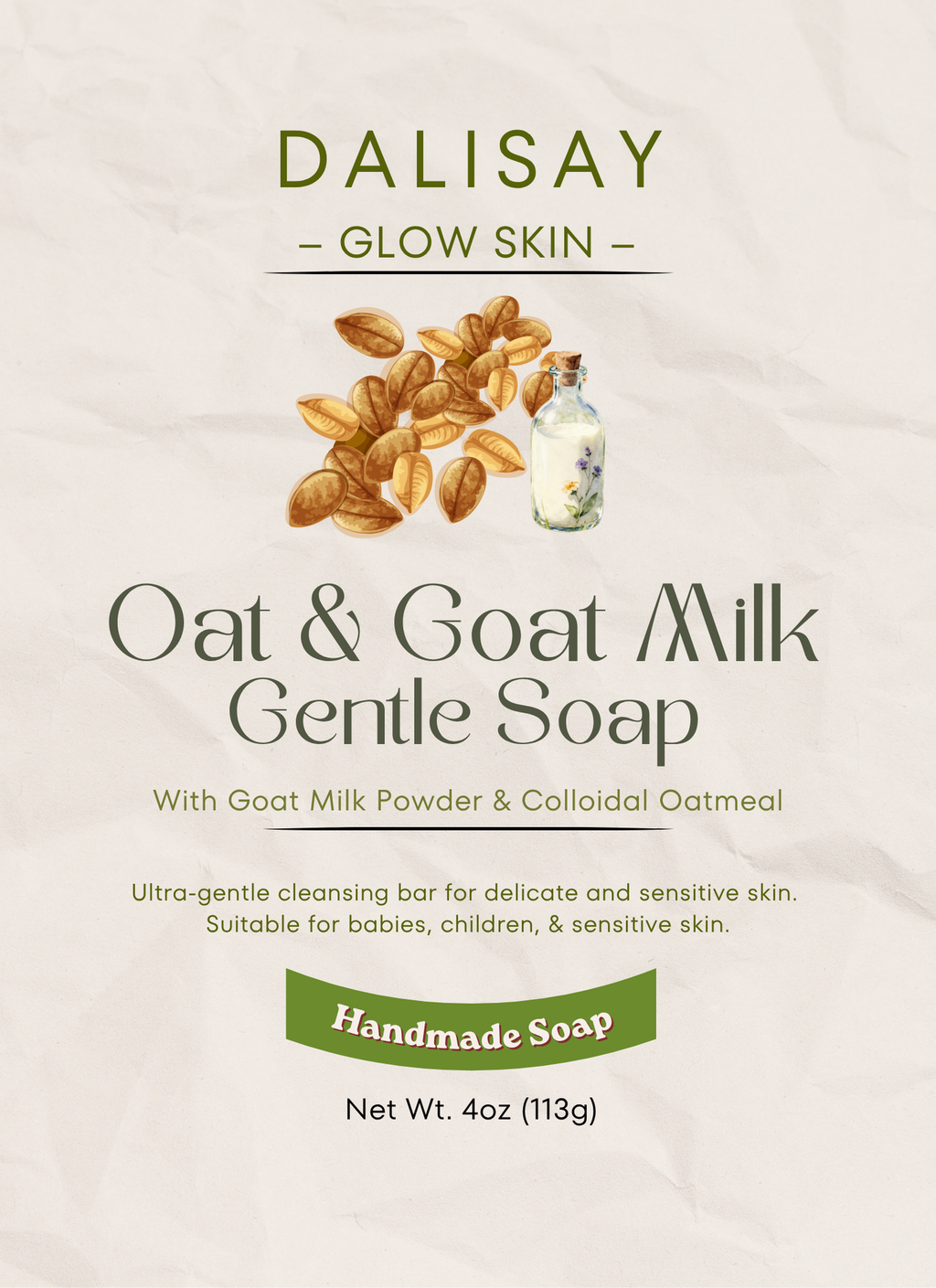 OAT & GOAT MILK GENTLE SOAP