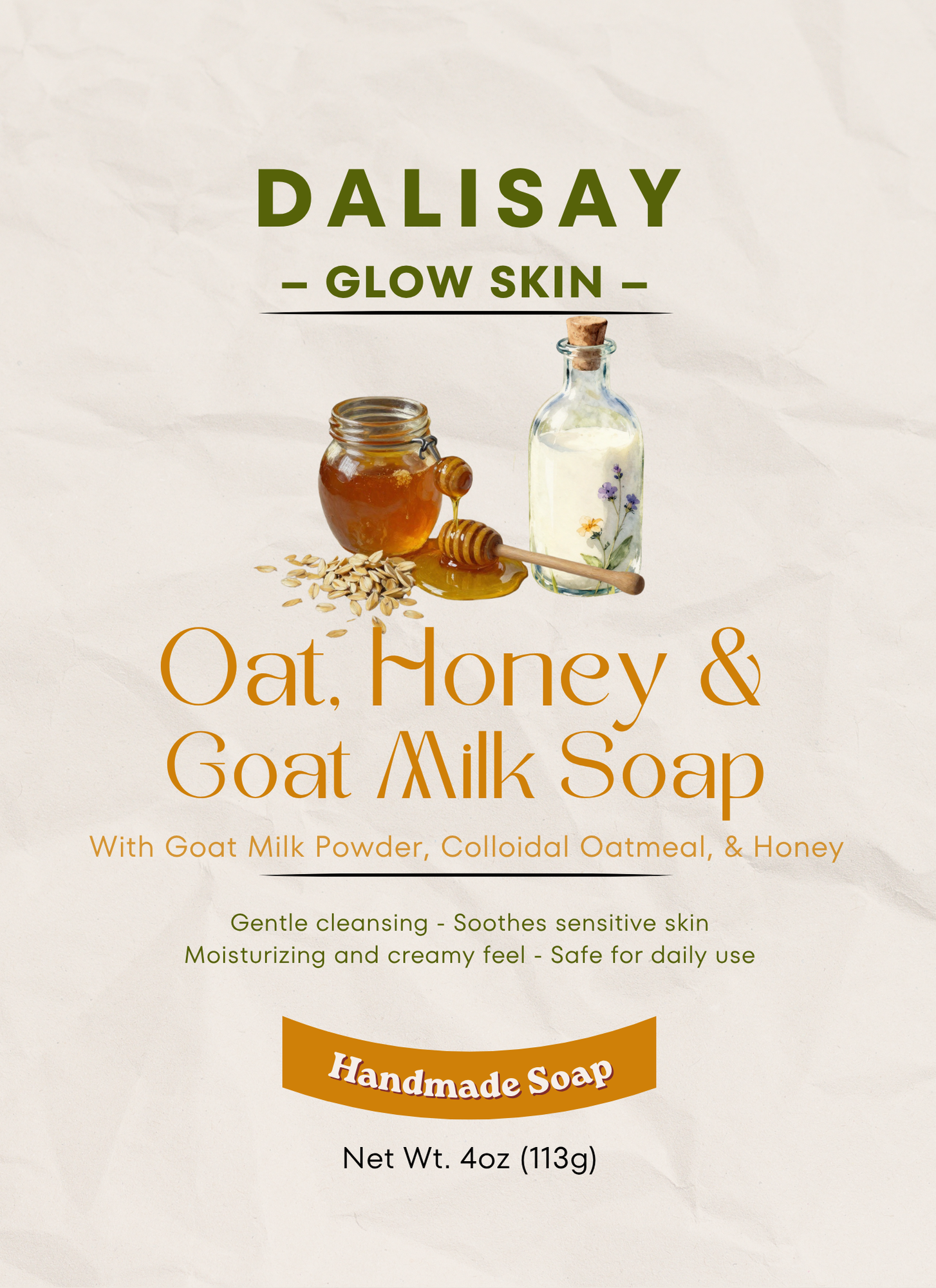 OAT, HONEY & GOAT MILK SOOTHING BAR