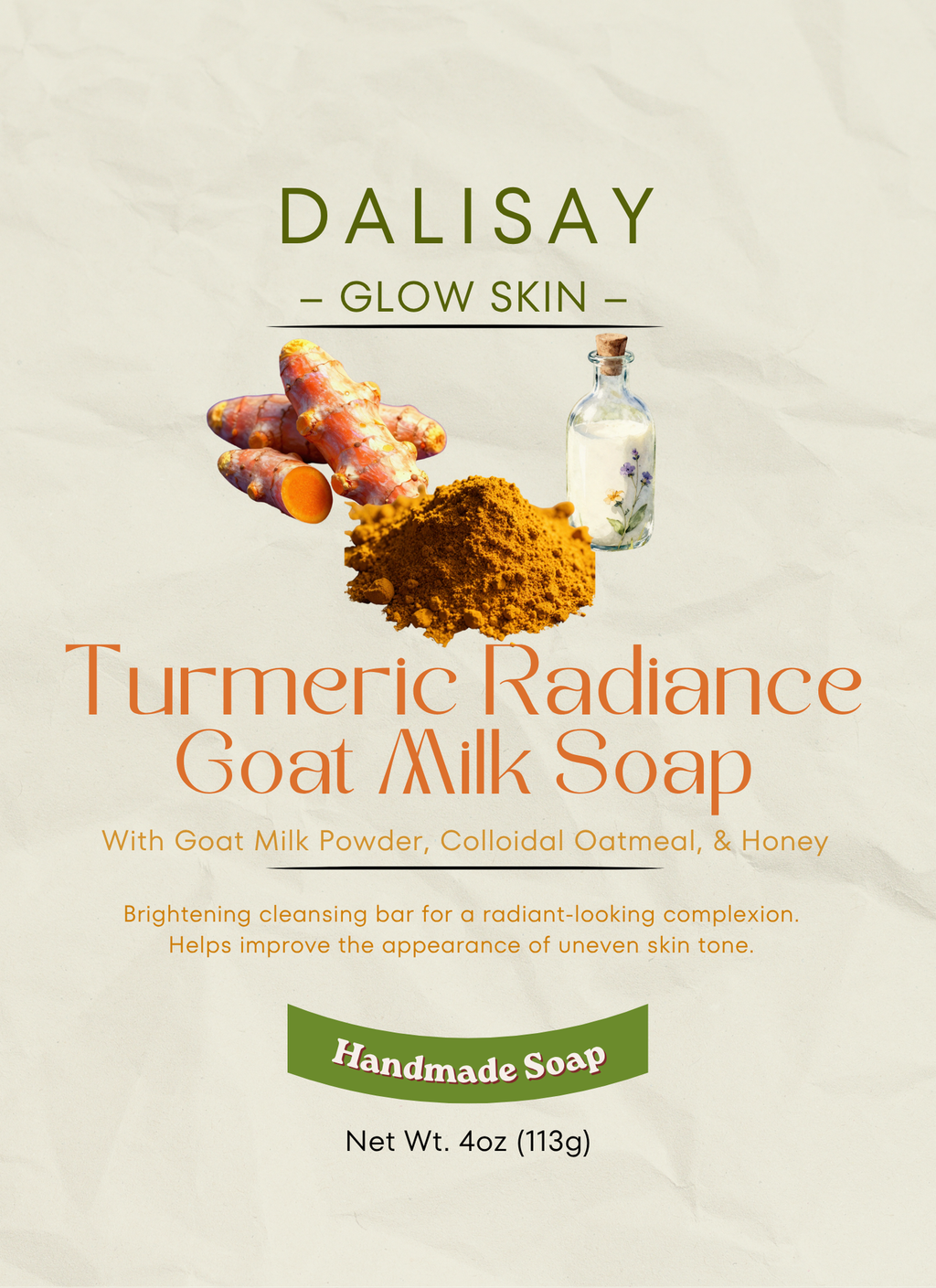 Turmeric Radiance Goat Milk Soap