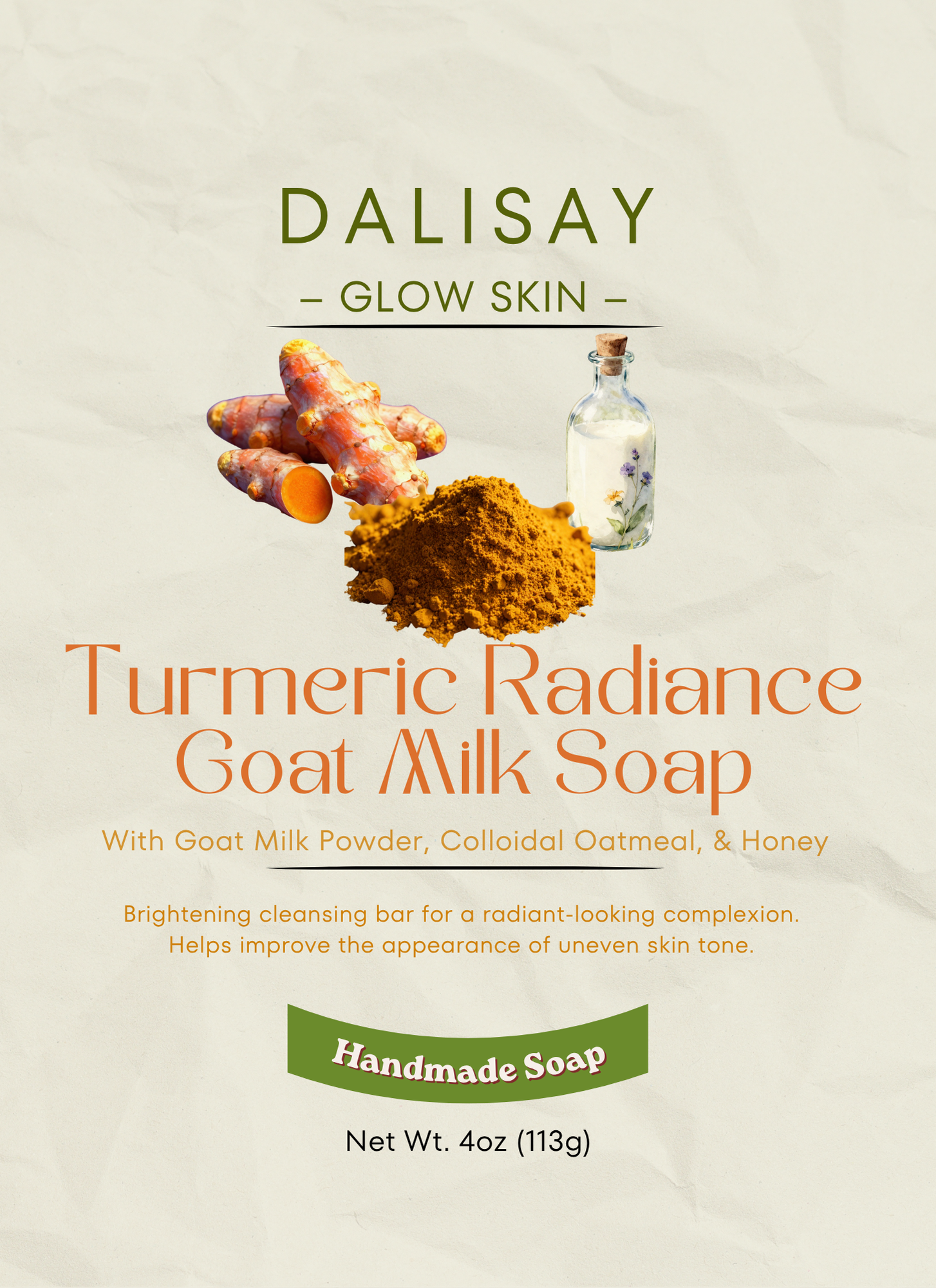 Turmeric Radiance Goat Milk Soap
